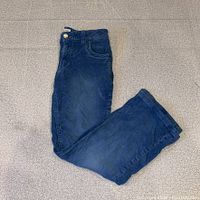 Pants folded showing full length