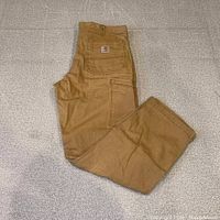Front view of Carhartt relaxed fit cargo pants