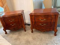 Both nightstands front view