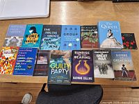 Full table view showing all fifteen books