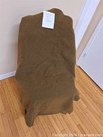 Blanket draped to show overall size and colour