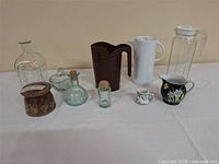 Group shot of all ten items on table