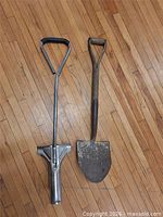 Both shovels full view