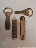 Front view showing all four openers