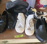 Group shot of all four pairs of shoes
