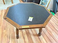 Full view of table top and legs