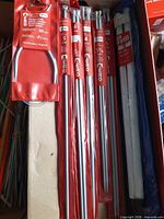 Aero and Prym packaged knitting needles showing sizes 3.75-5 mm and 12 mm plus circular 60 cm