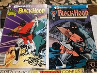 Black Hood Annual and issue cover art visible