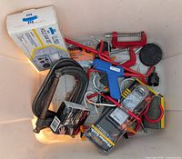 Overview of all tools and hardware inside container