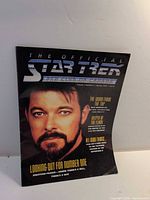 Front cover showing title, Jonathan Frakes portrait and issue details