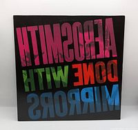 Front jacket of Aerosmith Done With Mirrors LP