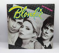 Front jacket showing Blondie Eat to the Beat artwork