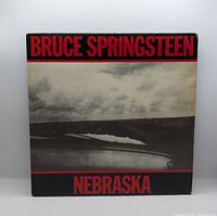 Front sleeve of Bruce Springsteen Nebraska LP