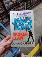 Front cover showing title, author, James Bond branding