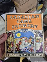 Front cover showing title Canadian Game Cookery and author