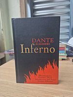 Front cover showing title, author, flame design, illustrator credit