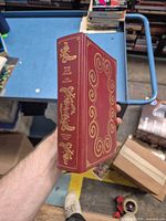 Spine view showing title, author, gilt decoration, publisher imprint
