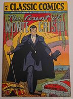 Front cover of Classic Comics No.3 The Count of Monte Cristo