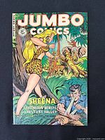 Front cover showing title, issue number 140, price 10¢, Sheena illustration