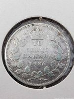 Reverse of 1936 Canadian 10 ¢ coin
