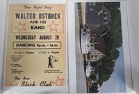 Walter Ostanek poster and Port Stanley harbour print