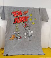 Front view showing full t-shirt and graphic
