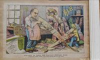 Full view of the political cartoon page