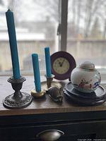 Group shot of all items on tabletop