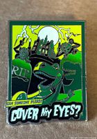 Front of Toy Story enamel pin showing design and text