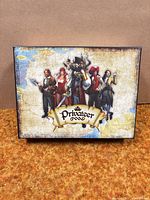 Front of Privateer board game box showing artwork and title