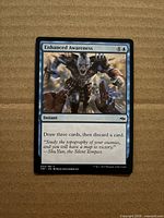 Front of Enhanced Awareness card showing title, mana cost, text, and artwork
