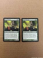 Front view showing both Nylea's Disciple cards