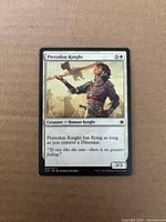 Front of Pterodon Knight card showing artwork, mana cost and stats