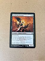 Front view of Thrill-Kill Assassin card showing artwork, text, power/toughness and condition.
