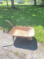 overview of full wheelbarrow side view