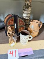 All six items together for scale and overview