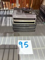 Stack of NES cartridges and protective sleeves