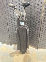 Entire Bennington golf bag with clubs visible