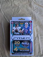 Front of sealed 2021 Panini Prizm Football hanger box
