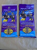 Front view of sealed 5-card value pack