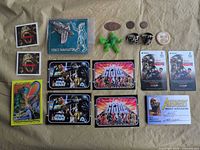 overview of all items laid out