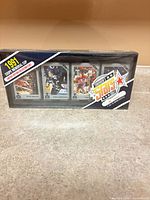 Front of sealed 1991 Tomorrow's Stars Today hockey card set showing sample cards