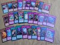 All cards spread out showing fronts and variety
