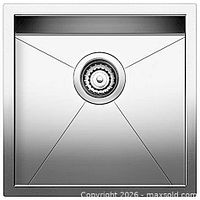 Top view of the stainless steel square sink