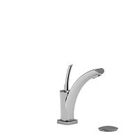 Stock image of Riobel Salomé chrome faucet with pop-up drain