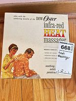 Box lid showing product name and artwork