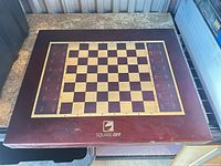 Top view of Square Off electronic chessboard