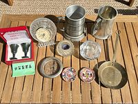 Full lot laid out on table