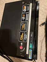 Top view of LG recorder showing decals and condition