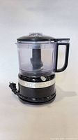 Full view of KitchenAid mini food processor assembled